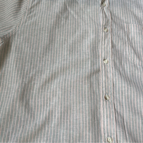 Even Tide men's short-sleeve linen blend shirt - Picture 2 of 11